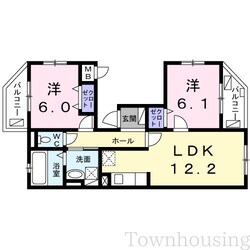 大山ヒルズの物件間取画像